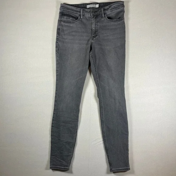 Athleta Sculptek Women's Ultra High-Rise Skinny Gray Denim Wash Jeans - Size 10 - Picture 2 of 11